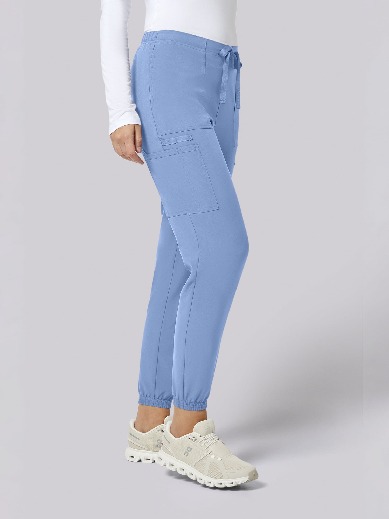 Scrubstar Core Essentials Women’s Drawstring Cargo Jogger Scrub Pant, Sizes XS–3XL