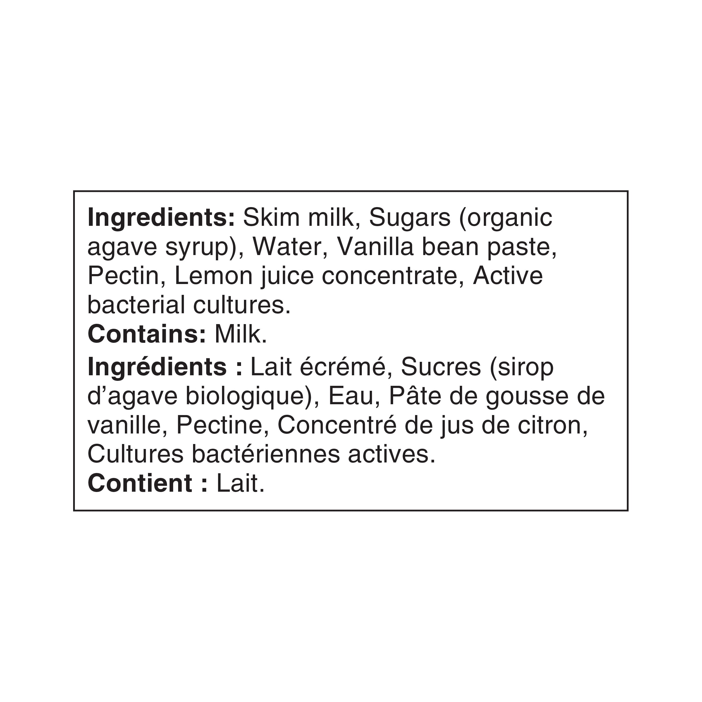 siggi's Vanilla Skyr Yogurt, High Protein, 0%