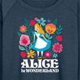 thumbnail image 3 of Alice In Wonderland - Wonderland Flowers - Women's Lightweight French Terry Long Sleeve Shirt, 3 of 5