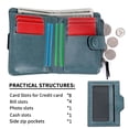 thumbnail image 5 of KAWELL Small Women Wallet Leather Bifold Card Holder RFID Blocking with ID Window, 5 of 8