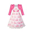 thumbnail image 1 of Girls Dress 2-in-1 Bolero Elegant Swan Party Dress 6, 1 of 7