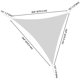 thumbnail image 3 of LAGarden 22'x22'x22' Triangle Sun shade sail & pole kit (10ft) Fuchsia 97% UV Block Commercial events Pool Outdoor LAGarden Modern, 3 of 9