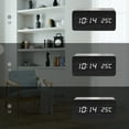 thumbnail image 6 of Wooden Digital Alarm Clock 3 Alarms Led Display Wireless Charging Electronic Alarm Clock For Bedroom Bedside Office, 6 of 9
