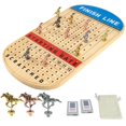 thumbnail image 1 of Juego de mesa Horse Race, juego de carreras Jyquorp, madera maciza, 21 pulgadas, 1 of 7