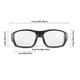 thumbnail image 2 of Gafas deportivas Gafas de baloncesto Gafas de seguridad ajustadas y protectoras Gafas de voleibol y fútbol, 2 of 6