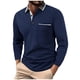 thumbnail image 2 of pstuiky Camisas casuales de manga larga para hombre, Camisa informal de verano de manga larga con solapa y botones para hombre Tops de talla grande para hombre l, 2 of 7