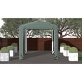 thumbnail image 2 of Sheltertube Wind And Snow-Load Rated Garage, 10X18X10 Green, 2 of 12