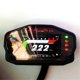 thumbnail image 2 of AD Universal Motorcycle Dashboard Tachometer LCD Digital 12000rpm Speedometer for 2-4 Cylinders Odom, 2 of 5