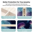 thumbnail image 3 of Jellyfish Travel Portable Square Earring Organizer with Necklace Holder - Jewelry Box, Display Case - Store Rings, Earrings, Necklaces, Bracelets - Suitable for Girls and Women, 3 of 6