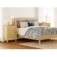 thumbnail image 5 of WAMPAT Nightstands Set of 2, Modern Large Bedside Tables with Adjustable Storage Shelf, Wooden Accent Cabinets with Drawer and Door for Bedroom, Oak Wood, 5 of 7