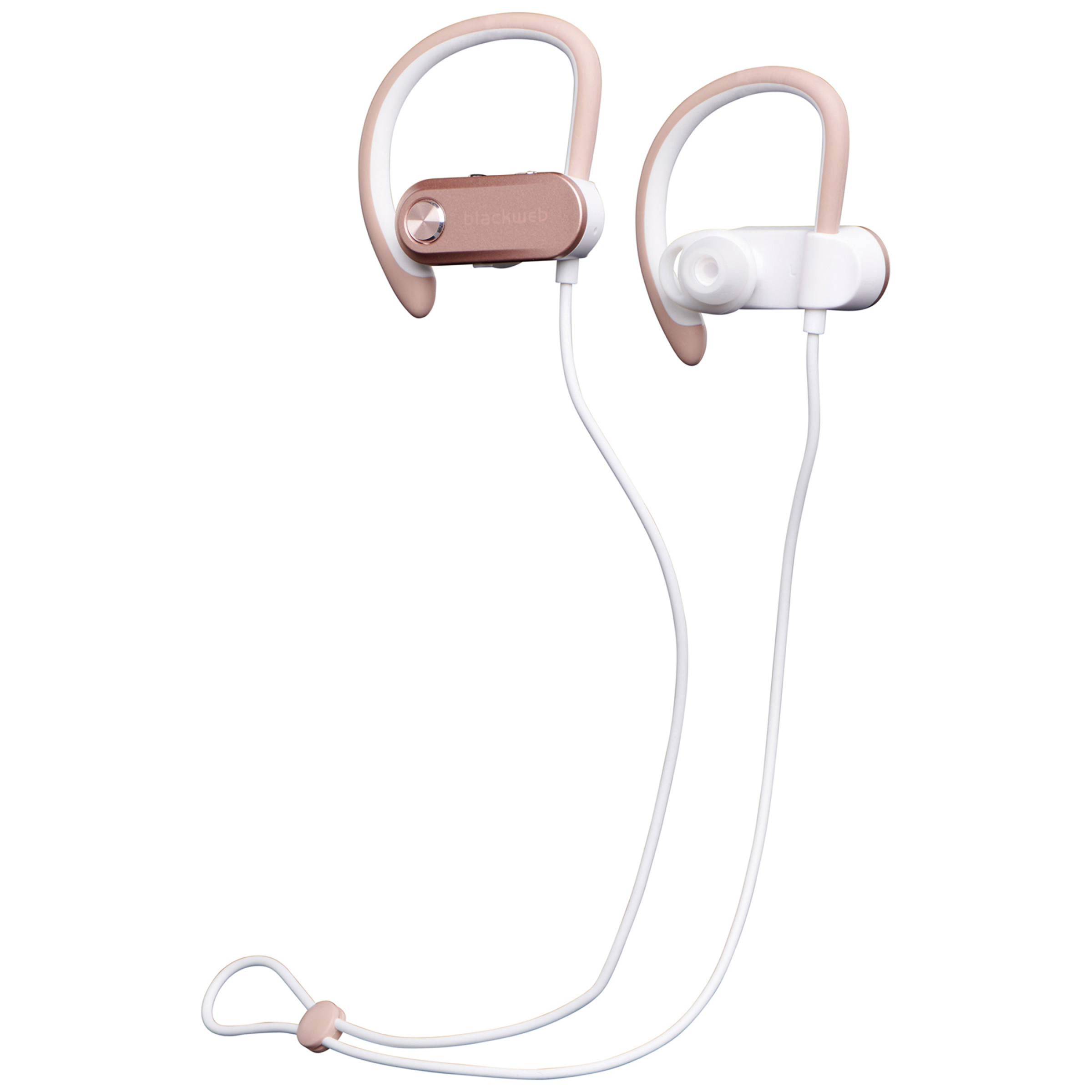 Blackweb Wireless Bluetooth Sport Earbuds Rose Gold Walmart