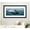 Oliver Black Narrow, variant on Kate and Laurel Framed Wall Art Print 'Dolphin Skipping along in the Ocean Panel' by Michael Schauer, 43 x 24, Oliver White Narrow Frame, Coastal, Animals, Beach, Landscapes Art for Wall Decor