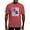 Crimson Red, variant on - American Flag Welder Design Welding Image T Shirt - Mens Comfort Colors Shirt