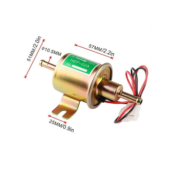 Ruiboury Electronic Fuel Pump Handy Installation Formula Auto Parts Oil Buring Pumps High Pressure Security Stability for Diesel
