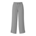 thumbnail image 6 of Women's UPF 50+ Sun Protection Lightweight Wide Leg Pants Casual Travel Hiking Summer Outdoor Pants, 6 of 6