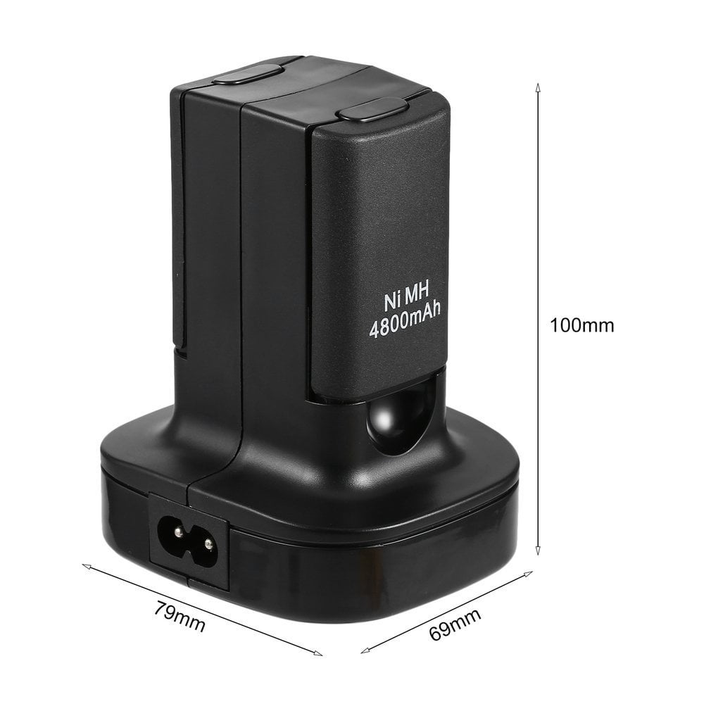 Xbox 360 Wireless Controller Rechargeable Battery with Dual Charging