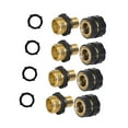 thumbnail image 4 of Vsenkes Garden Hose Quick Connector 3/4 inch,Adapters Easy Connection Water Hose Quick Connect Fittings Male and Female for Yard Lawn 4 Sets, 4 of 9