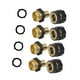 thumbnail image 4 of Conector rápido para manguera de jardín de 3/4 de pulgada, macho y hembra de liberación rápida para césped 4 juegos, 4 of 9