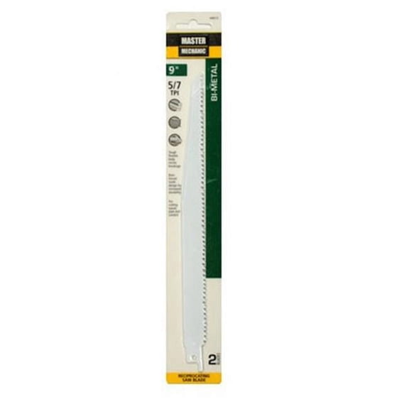 Disston 698573 9 in. Master Mechanic Reciprocating Saw Blade 0.71 in. Tooth - Pack of 5