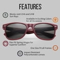 thumbnail image 3 of Paquete de 10 Anteojos de Sol Estilo Retro 80's Got Shades 100% UV Unisex, 3 of 6