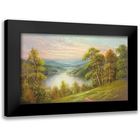 Glassl, Helmut 14x10 Black Modern Framed Museum Art Print Titled - DISTANT VIEW