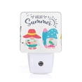 thumbnail image 1 of Balery Gnomes Summer Luz Nocturna LED con Sensor Automático, Enchufe con Sensor Crepuscular, Luz Suave de 0.5W para Dormitorio, Pasillo, Baño-UK, 1 of 7