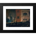 thumbnail image 2 of Adolph Menzel 24x19 Black Modern Framed Museum Art Print Titled - The Theatre Du Gymnase (1856), 2 of 5