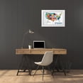 thumbnail image 3 of Gibbons, Lauren 24x17 White Modern Wood Framed Museum Art Print Titled - US Map Kids, 3 of 4