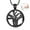 Black, variant on Tree of Life Urn Necklaces for Ashes Cremation Jewelry Stainless Steel Memorial Keepsake Jewelry with Funnel Filler for Women Men