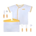 thumbnail image 3 of Conjunto de disfraz de chef para niños con sombrero para juego de rol, regalo de cumpleaños para niños y niñas de 3 años en, 3 of 10