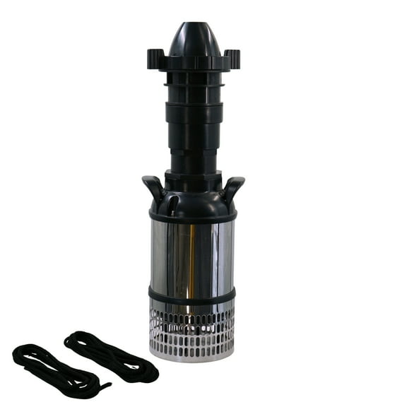 Half Off Ponds 15,000 GPH Submersible Pond Deicer Pump 120V with 100 ft Power Cord for Docks and Lakes