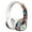 White, variant on Bdday Wireless Bluetooth Cool Graffiti LED Illuminated Gaming Headset For Kids Teens Adults Headphones With Built-in Microphone IOS And Android