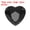 Black 0.47", variant on Uxcell 40 Pcs Acrylic Heart Rhinestone 0.59" Flat Back Plastic Gems Transparent White
