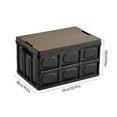 thumbnail image 3 of Iumwxz Contenedores de almacenamiento Caja de almacenamiento portátil para exteriores - Caja de almacenamiento multifuncional plegable - Lona extraíble - Para acampar, picnic - Almacenamiento en el, 3 of 5