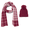Burgundy, variant on Madden NYC Women's Beanie Hat and Scarf Gift Set, 2-Piece, Blush