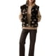 thumbnail image 1 of Chaleco Mullido para Mujer, Informal, Cálido, Sin Mangas, con Cremallera y Bolsillos para Otoño/Invierno Negro XL, 1 of 8