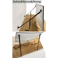 thumbnail image 4 of Paquete de 2 correas de seguridad ajustables para TV, anclajes adhesivos para muebles antivuelco sin perforación a prueba de bebés, pantallas planas fijadas a la pared, 4 of 5