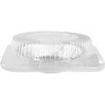thumbnail image 1 of Clear Clam Shell Display Container - 5 Inches Clear Plastic Container for and Pie Pans - Perfect for Storing, Serving, and Displaying Food - 762, 50 Count, 1 of 5