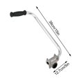 thumbnail image 3 of Oferta por tiempo limitado!Mango de recorte ergonómico, mango de recorte con cable, extensión de mango con clip de soporte, mango para el cuidado, paisajismo, borde de recorte, aluminio, 3 of 7