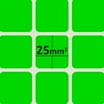 thumbnail image 3 of UOFFICE Square Adhesive Labels, 25mm x 25mm, Green, 3 of 10
