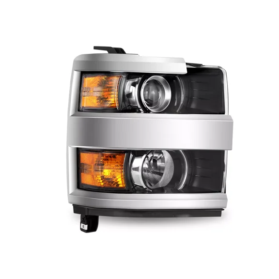 For 2015-2019 Chevy Silverado 2500 3500 HD Chrome Headlight Passenger Right Side