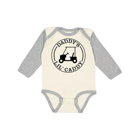

Inktastic Daddy s Lil Caddy Gift Baby Boy or Baby Girl Long Sleeve Bodysuit