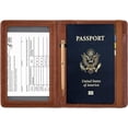 thumbnail image 5 of Passport and Vaccine Card Holder Combo,Cover Case with CDC Vaccination Card Slot, Leather Travel Documents Organizer Protector, with RFID Blocking, for Women and Men, 5 of 8
