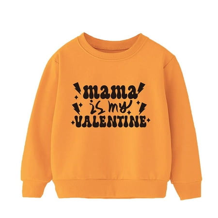 

Yindaity Girl Sweatshirts Cotton Casual Crew Neck Long Sleeve Pullover Tops Sweatshirt Girl Hoodie Sweater Yellow 3-4 Years