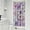 Purple Gothic Cat, variant on Purple Gothic Cat Crystal Pattern Shower Curtain 36"x72" ,Bathroom Decorative Shower Curtains Set with 12 Hooks,Modern Waterproof Washable Shower Curtain
