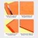 thumbnail image 5 of A4 File Folder Portable Document Organizer Lightweight Plastic Pouch for Students Office, 5 of 6
