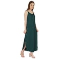 thumbnail image 2 of Inkmeso Robe d'Été Unie Aguichant pour Femmes à Bretelles Spaghetti Décontractée de Plage et de Villégiature Robe Maxi, 2 of 7
