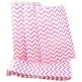 thumbnail image 4 of 200 Qty 6" x 9" Decorative Flat Paper Gift Bags - Pink Chevron Pattern on White Kraft Bags - for Sales/Treats/Parties Cookies/Gifts - N'icePackaging, 4 of 8