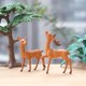 thumbnail image 4 of Figurita de ciervo, decoración de micropaisaje, figura de Animal, Mini adorno de jardín, 2 uds., 4 of 8