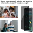 thumbnail image 3 of UYWGF-3 Pack Privacy Screen Protector for Google Pixel 6A 6.1”5G [Anti-Spy Tempered Glass], Ultra HD, Anti-Scratch, Bubble-Free, Easy Install 9H Protective Glass for Pixel 6A, 3 of 4